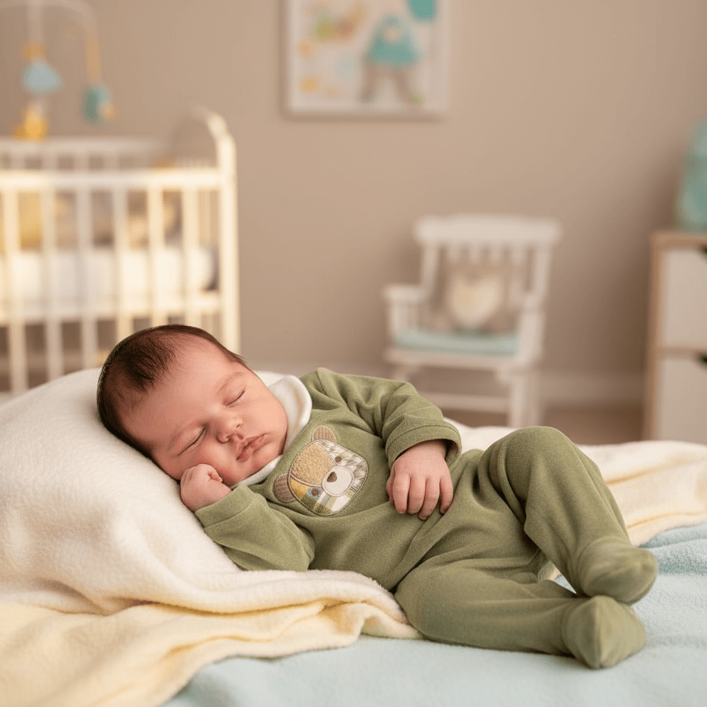 Tutina MAYORAL in ciniglia verde - vista centrale