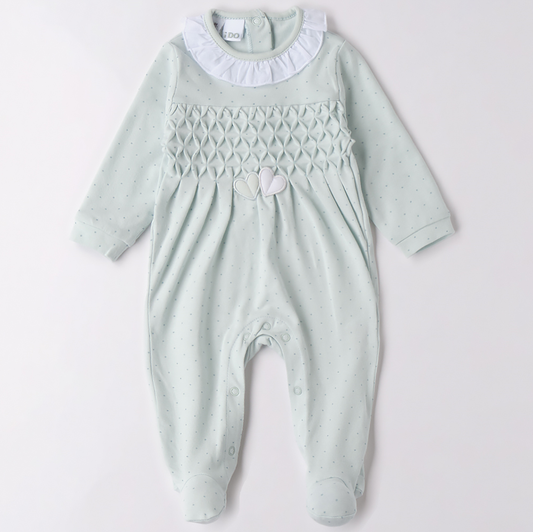 I DO baby girl cotton romper from 1 to 3 months