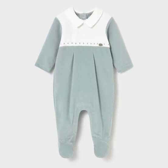 MAYORAL pelele chenilla verde 0 meses - 3 meses