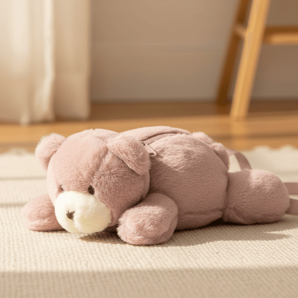 MAYORAL identical pink bear backpack