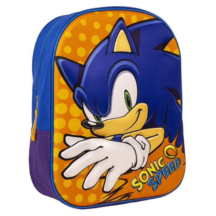 Sonic kindergarten backpack - Dimensions 31 x 25 x 10 cm