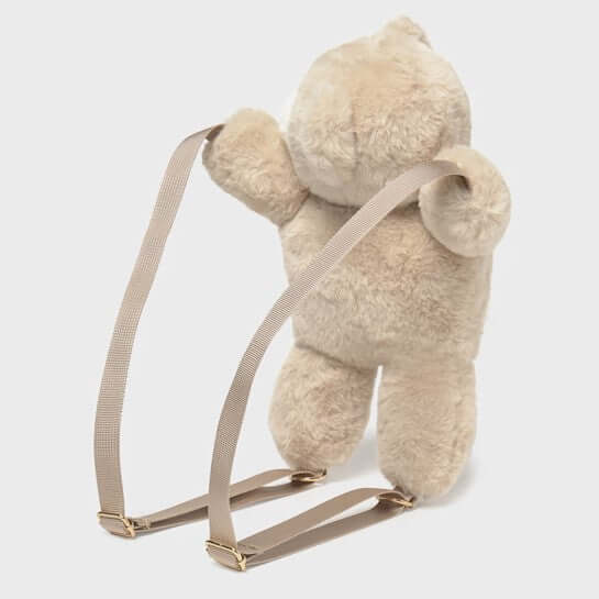 MAYORAL beige bear backpack