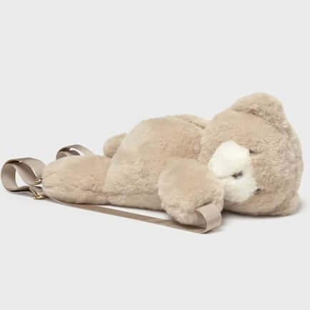 MAYORAL beige bear backpack