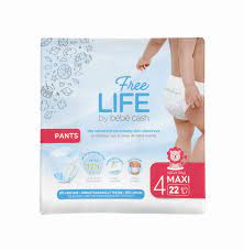 FREE LIFE 22 Pannolino MUTANDINO 4maxi 8/15kg