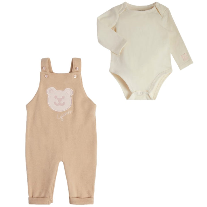 Conjunto peto y body GUESS de 0 meses a 9 meses