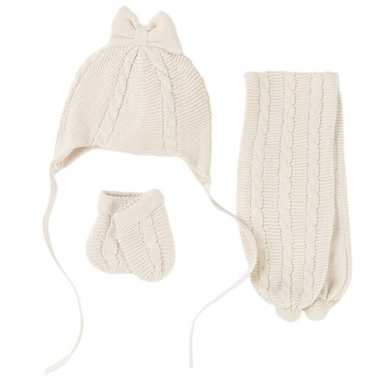 MAYORAL Set Gorro, Manoplas y Bufanda 3 meses/18 meses