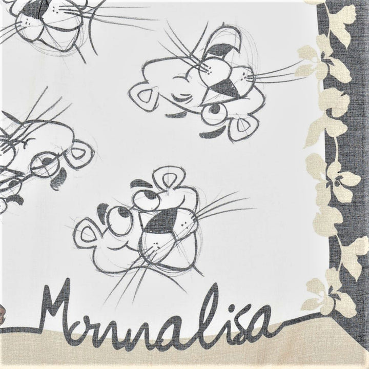 MONNALISA pink panther scarf