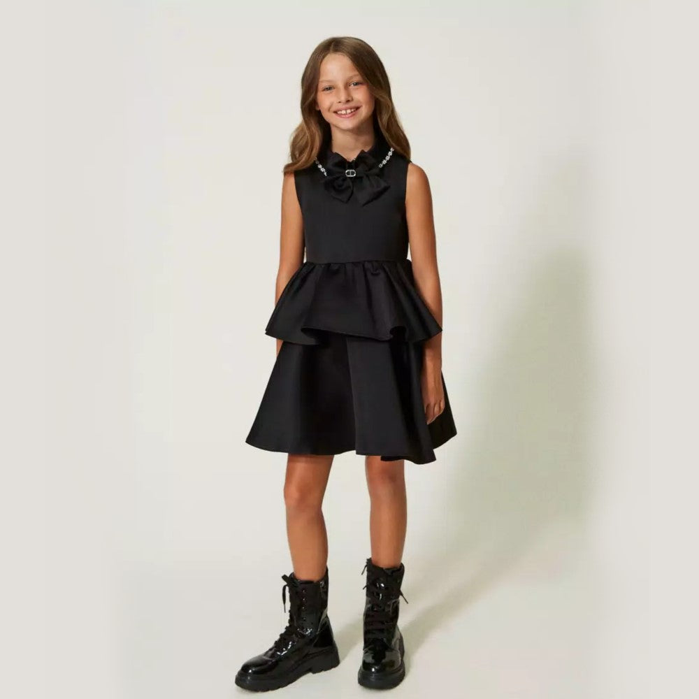 Vestido de gemelos negros de 5 años