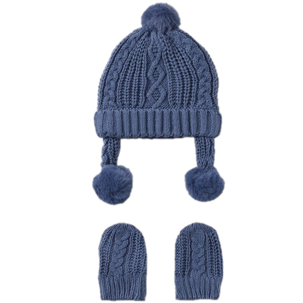 Hat and mittens set from 3 months to 18 months