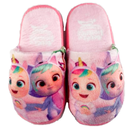 Zapato de bebés de pantofola llora